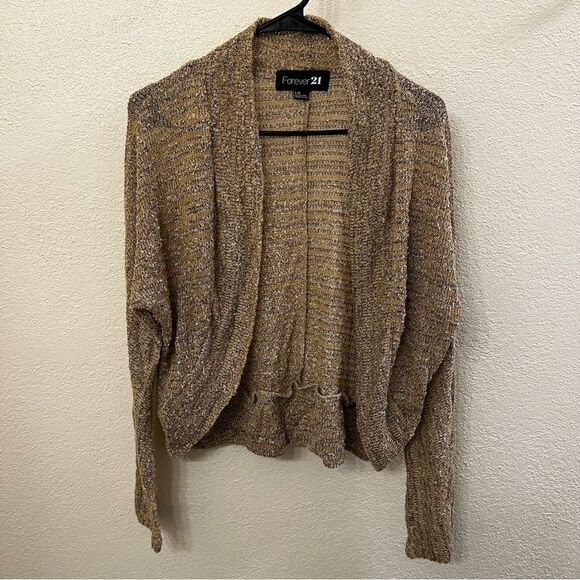 Forever 21 Long Sleeve Open Cardigan (Size Large) - Picture 1 of 4